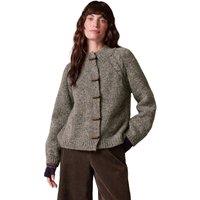 Celtic & Co Women's Donegal Toggle Cardigan in Mid Grey | Size: XS