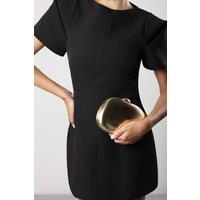 Where's That From Women's Marixa HardShell Pebble Clutch Bag in Gold
