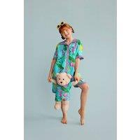 LunaMia Women's 'Felicia' Pyjama Set With Matching Teddy Bear | Size: 14-15 Years