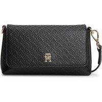 Tommy Hilfiger Women's Icon Convertible Crossbody Monogram Black