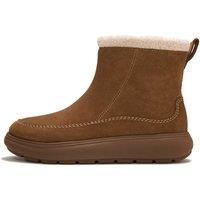 FitFlop Women's Iq-Comff Suede Relaxed Boots Terracotta Tan | Size: 5