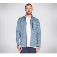 Skechers Men's Ultra Go Equalizer Jacket in Light Blue | Size: Medium