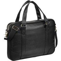 Avenue Men's Oxford 15.6in Laptop Slim Briefcase Pack of 2 in Black