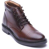Base London Men's Porter Toe Cap Boot in Brown | Size: 10