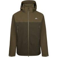 Trespass Men's Fahamore Waterproof Jacket in Khaki | Size: Medium