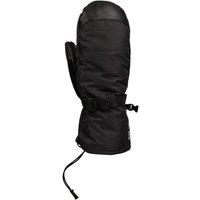 Trespass Men's Thoren DLX Goat Leather Ski Mittens in Black | Size: Large