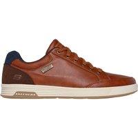 Skechers Men's Cavell Waterproof Lace Up Trainers Luggage in Neutral | Size: 12