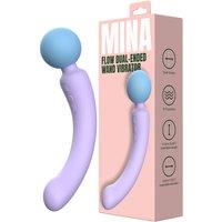 Loving Joy Women's Flow Dual-Ended Wand Vibrator in Lilac