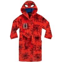 Marvel Spiderman Dressing Gown in Red | Size: 3-4 Years