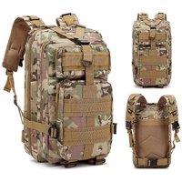 YnysTec 20L Military Tactical Army Backpack Rucksack Camping Hiking Trekking in Khaki