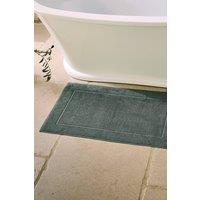 CHRISTY 'Supreme' Luxury 100% Cotton Towelling Bath Mats in Green