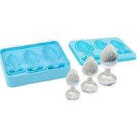 Loving Joy Butt Plug Ice Cube Tray in Light Blue | Size: 1 Pack