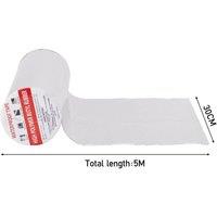NESTLUNE 300mm*5M Butyl Tape Adhesive Sealant Waterproof Strong in Silver | Size: 1000mm x 400mm