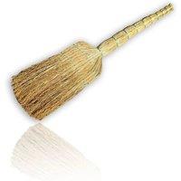 NESTLUNE TRADITIONAL UNIQUE AMERICAN HAND MADE CORN SWEEPING BROOM in Beige | Size: 100 cm x 60 cm