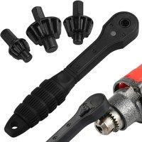 NESTLUNE For Drill Chuck Key Wrench Ratchet Spanner in Black | Size: 10000mm x 520mm