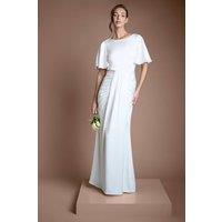 Coast Women's Goddess Drape Wedding Dress in Ivory | Size: 18