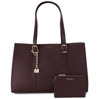 Carvela Women's 'Cappuccino Tote' Bag in Burgundy