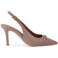 Kurt Geiger London Women's 'Kingsley Slingback Heel' Leather Heels in Taupe | Size: 4