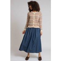 Kite Women's Mudeford Denim Skirt in Blue | Size: Small