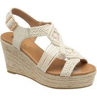 Ravel Women's 'Kennley' Espardille Wedge Sandals in Cream | Size: 5
