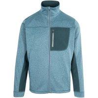 Trespass Men's Radnage Marl AT200 Fleece Jacket in Mid Blue | Size: Large