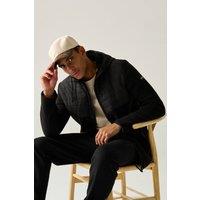 Regatta Men's Frankie Borg Hybrid Insulated Fleece in Black | Size: 2XL