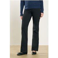M&Co Women's Bengaline Trousers in Black | Size: 24L