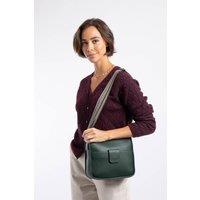 Weird Fish Women's Javana Cross Body Saddle Bag in Green