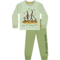 Stick Man Boy's Long Sleeve Pyjamas in Green | Size: 3-4 Years