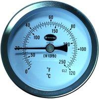 Brannan Magnetic Radiator Thermometer in Silver