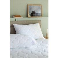 Soak&Sleep Waterproof Coolmax Pillow Protector Pair in White | Size: Super King