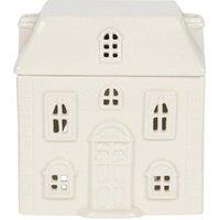 Something Different Ceramic House Oil Burner in White