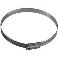 Jubilee Zinc Plated Hose Clip in Metallic Silver