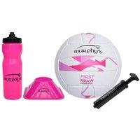 Murphys First Touch Gaelic Football Gift Set in Pink | Size: 3