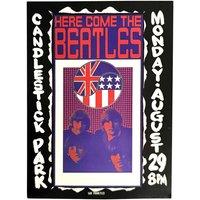 The Beatles Candlestick Park Poster Sticker