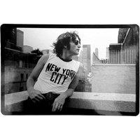 John Lennon Leaning Sticker in Black