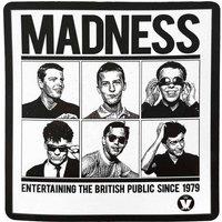 Madness Entertaining Since 1979 Sticker in White