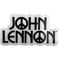 John Lennon Logo Peace Sticker in White