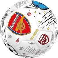 Arsenal FC Colour In Football Set in White | Size: 2
