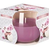 KDMD Scented Glass Jar Candle - Garden SPA in Purple