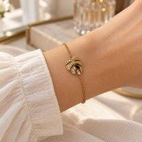 BluCore Gold Tone Thin Chain Bracelet