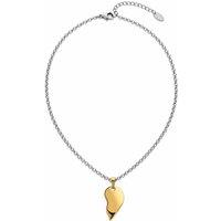 BluCore Heart Pendant Necklace in Gold