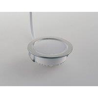 Netlighting Nemo LED Recessed Cabinet Lamp Silver IP44 4000K