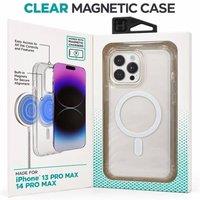 BluCore Clear Magnetic Phone Case for iPho13 /14 Pro Max