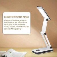 NESTLUNE Led Desk Lamp USB Foldable Table Lights Eye Protection in White