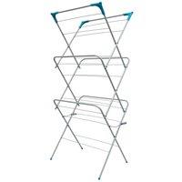 FORGEVIO 3 Tier Cloth Airer Outdoor Indoor Laundry in Grey