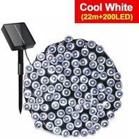 NESTLUNE 22m white LED Solar Power Fairy Garden Lights