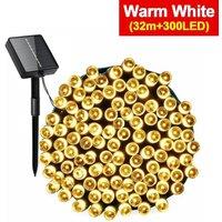 NESTLUNE 32m warm white LED Solar Power Fairy Garden Lights
