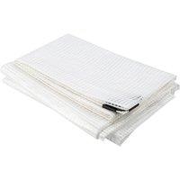 NESTLUNE 3m*3m Clear Heavy Duty Tarpaulin Waterproof Cover Ground | Size: 1.25kg