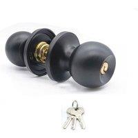NESTLUNE Black Stainless Steel Door Knob Set Privacy Passage Door Lock | Size: 1000mm x 400mm